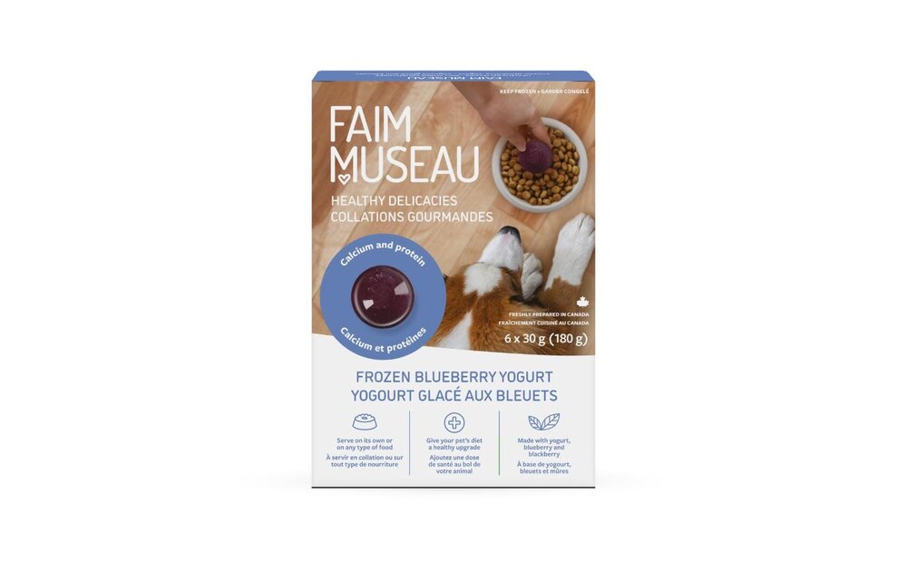 Faim Museau Blueberry Yogurt Frozen Snack 180g