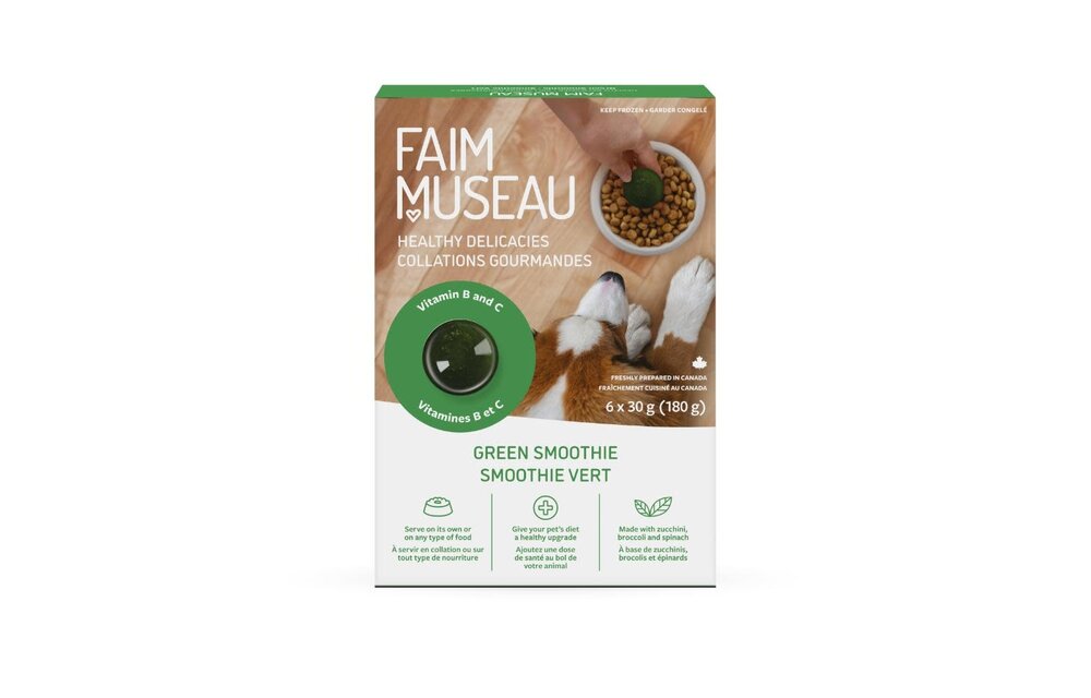 Faim Museau Green Smoothie Frozen Snack 180g