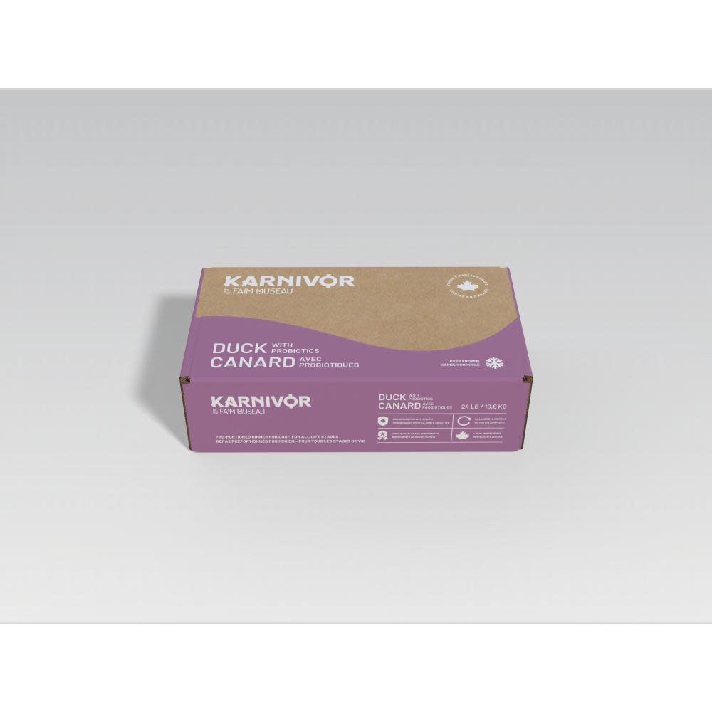 Faim Museau Karnivor Raw Dog Food Duck with Probiotics 11kg