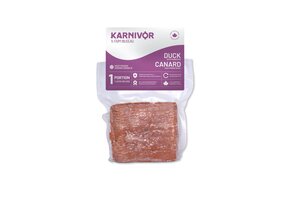 Faim Museau Karnivor Raw Dog Food Duck w/Probiotics Single 454g
