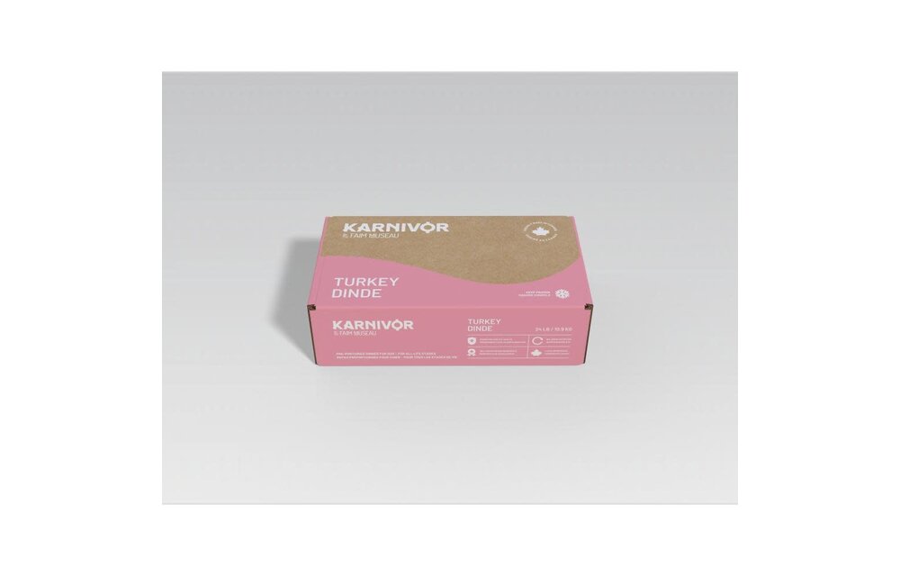 Faim Museau Karnivor Raw Dog Food Turkey 11kg