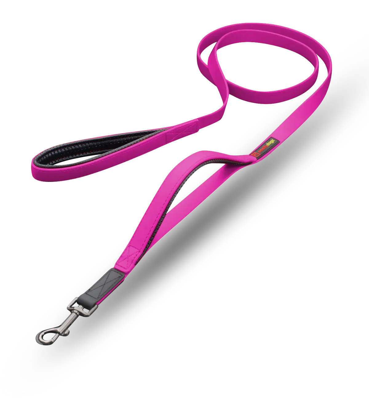 Smellydogz Double Handle Lead Pink 0.75" 6'