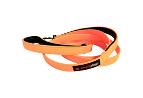 Smellydogz Double Handle Lead Orange 0.75" 6'