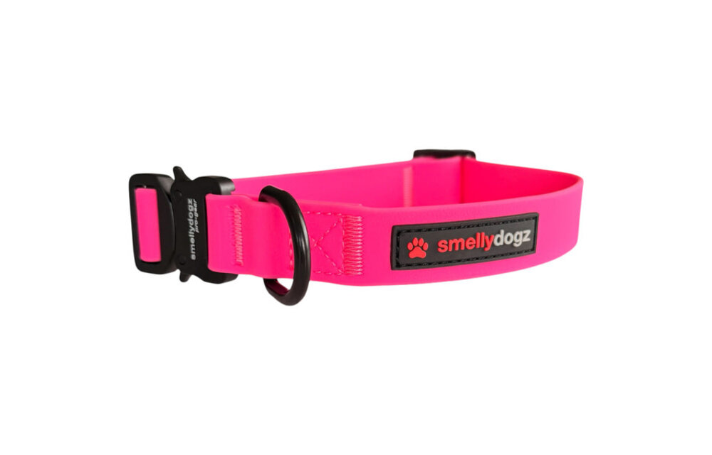 Smellydogz Comfort Collar Pink 1.25" 22-28"