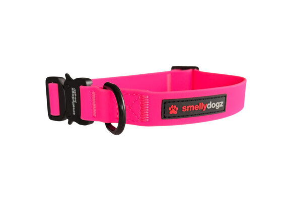Smellydogz Comfort Collar Pink 1.25" 22-28"