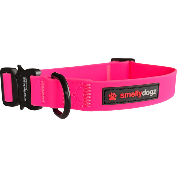 Smellydogz Comfort Collar Pink 1.25" 22-28"