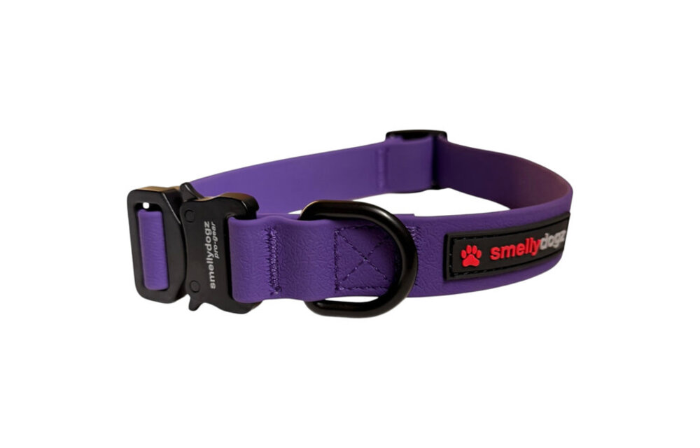 Smellydogz Comfort Collar Purple 1.25" 22-28"