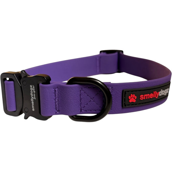 Smellydogz Comfort Collar Purple 1.25" 22-28"