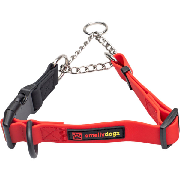 Smellydogz Martingale Collar Red 0.75" 14-18"