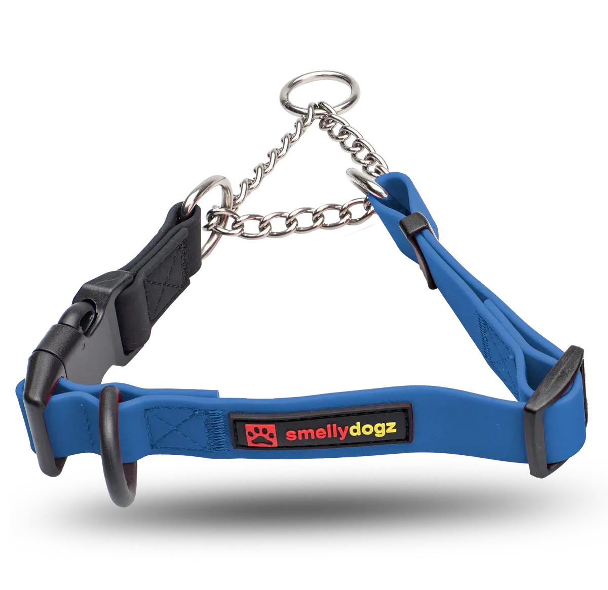 Smellydogz Martingale Collar Blue 1" 18-22"