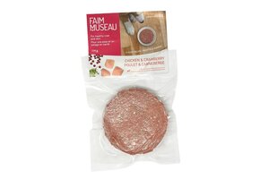 Faim Museau Raw Dog Food Classic Chicken & Cranberry 114g