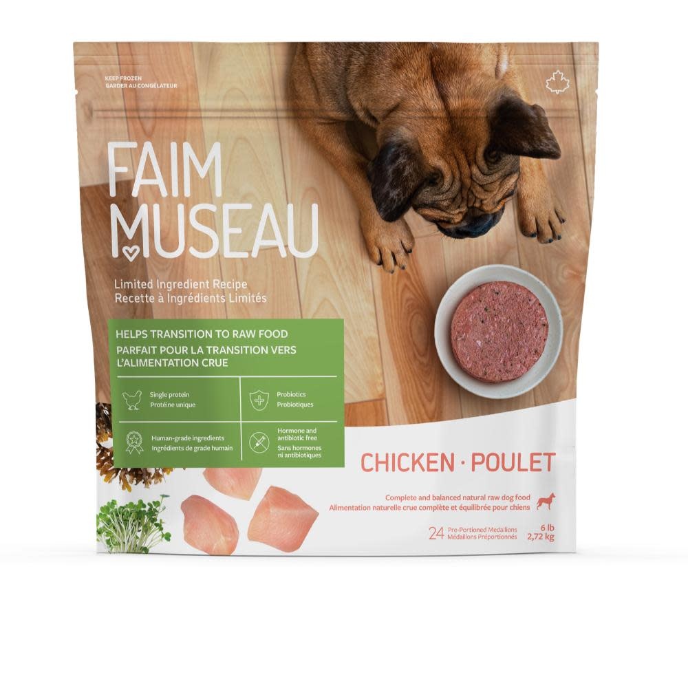 Faim Museau Raw Dog Food LID Chicken 2.72kg