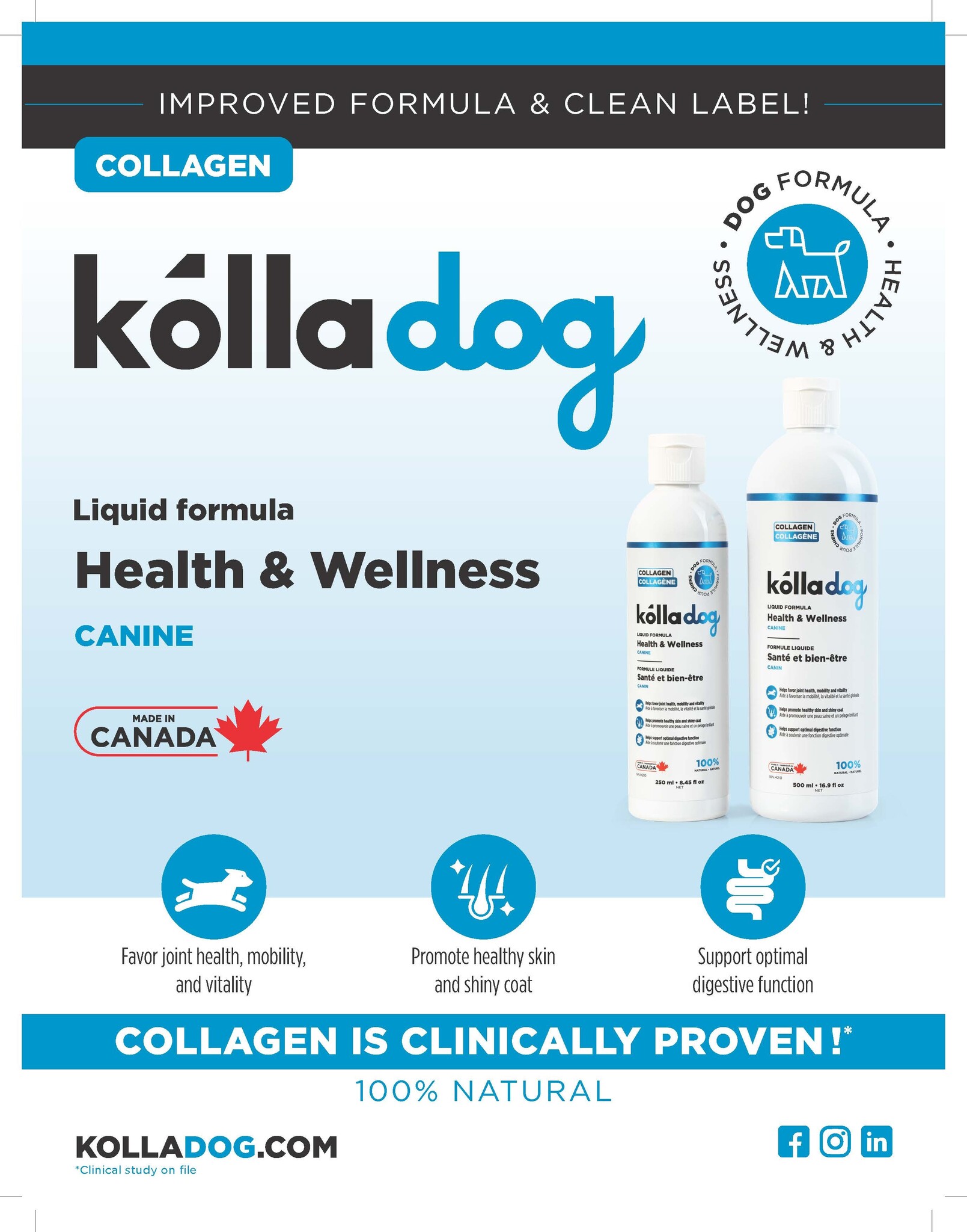 Kolladog Collagen Health & Wellness Formula 250ml