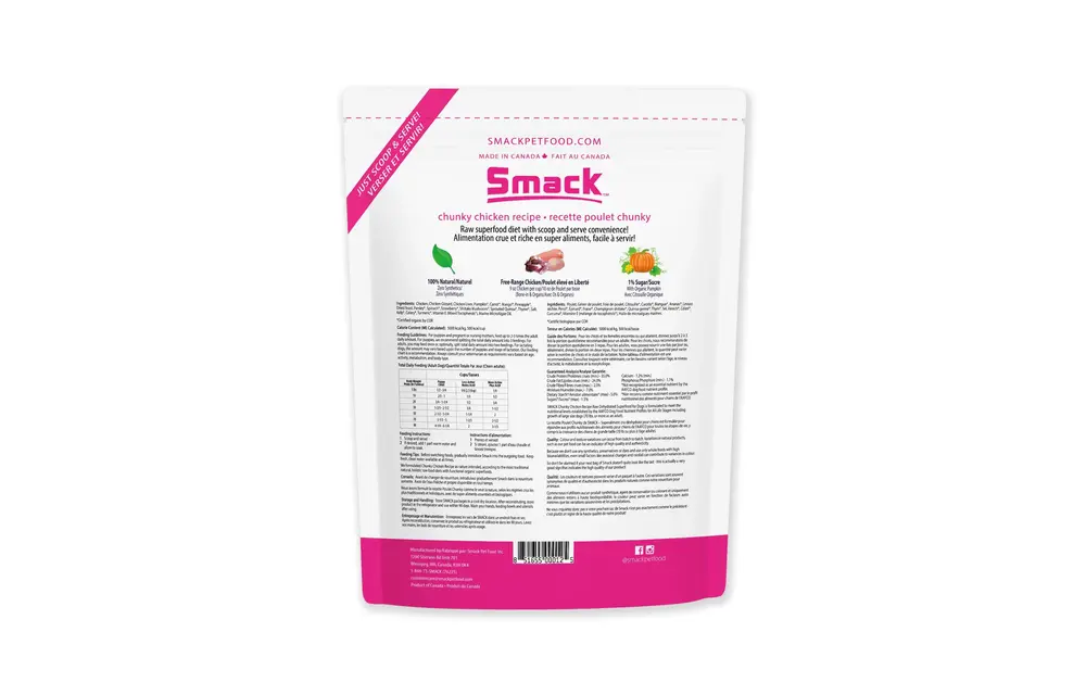 SMACK Chunky Chicken Dog 2.5 kg