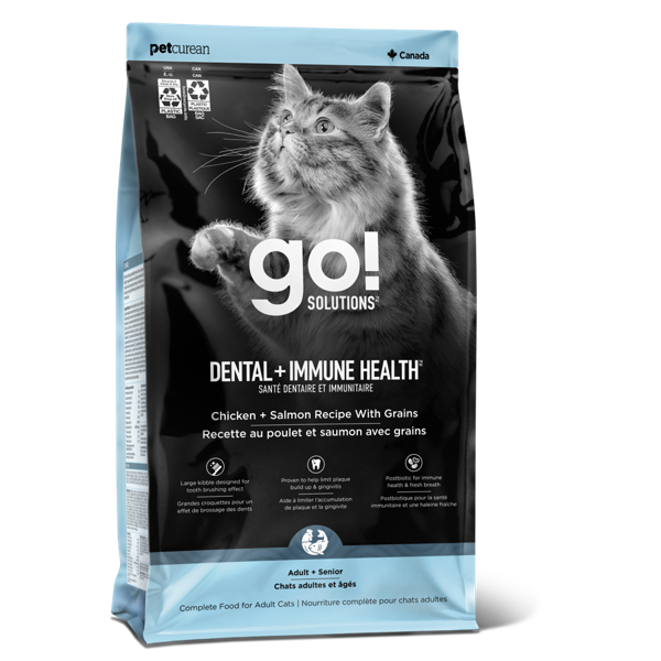 Go! Cat Dental & Immune Health Chicken & Salmon 2.5Lb