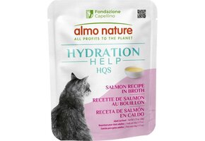 Almo Hydration Help Salmon Broth w/Salmon Fillet 50g Pouch