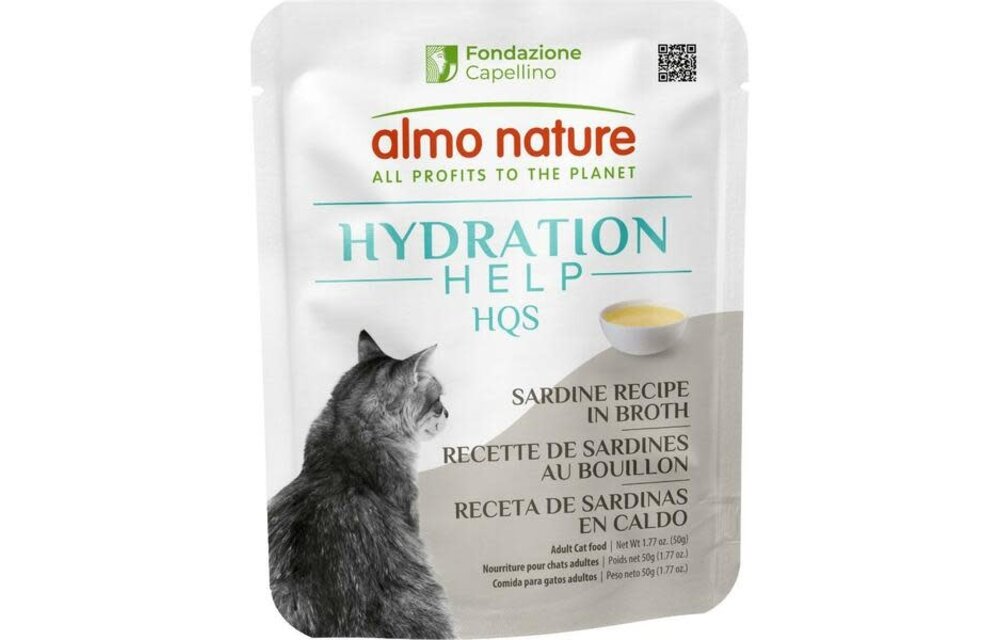 Almo Hydration Help Sardine Broth w/Sardines 50g Pouch