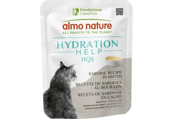 Almo Hydration Help Sardine Broth w/Sardines 50g Pouch