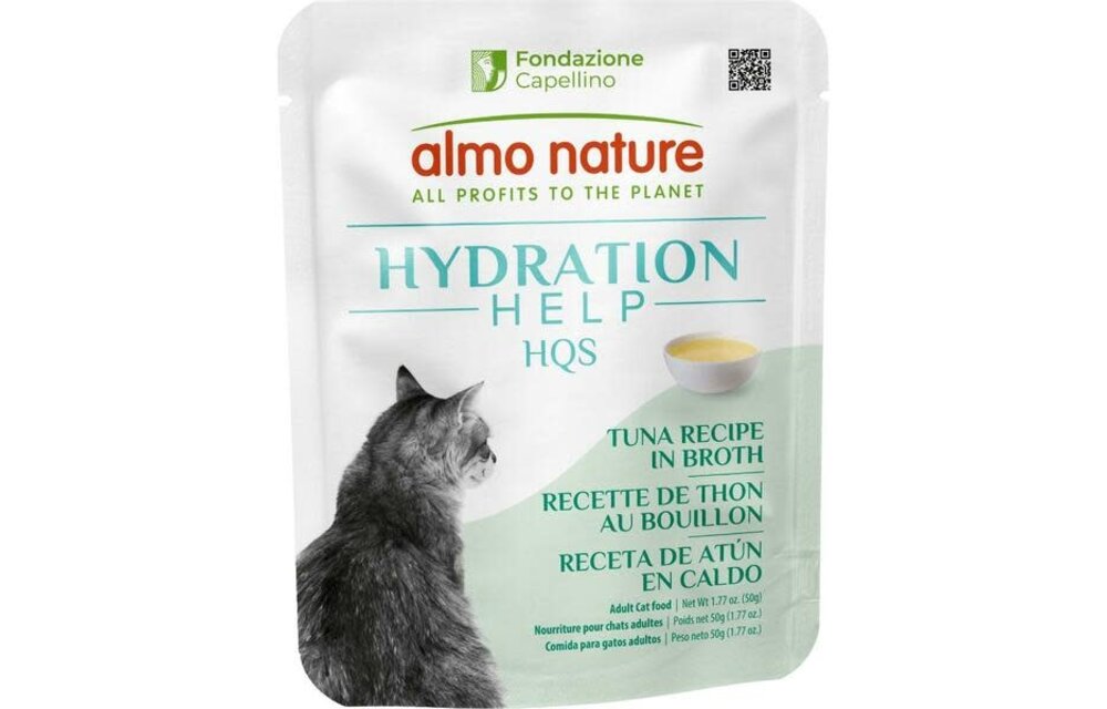 Almo Hydration Help Tuna Broth w/Tuna Fillet 50g Pouch