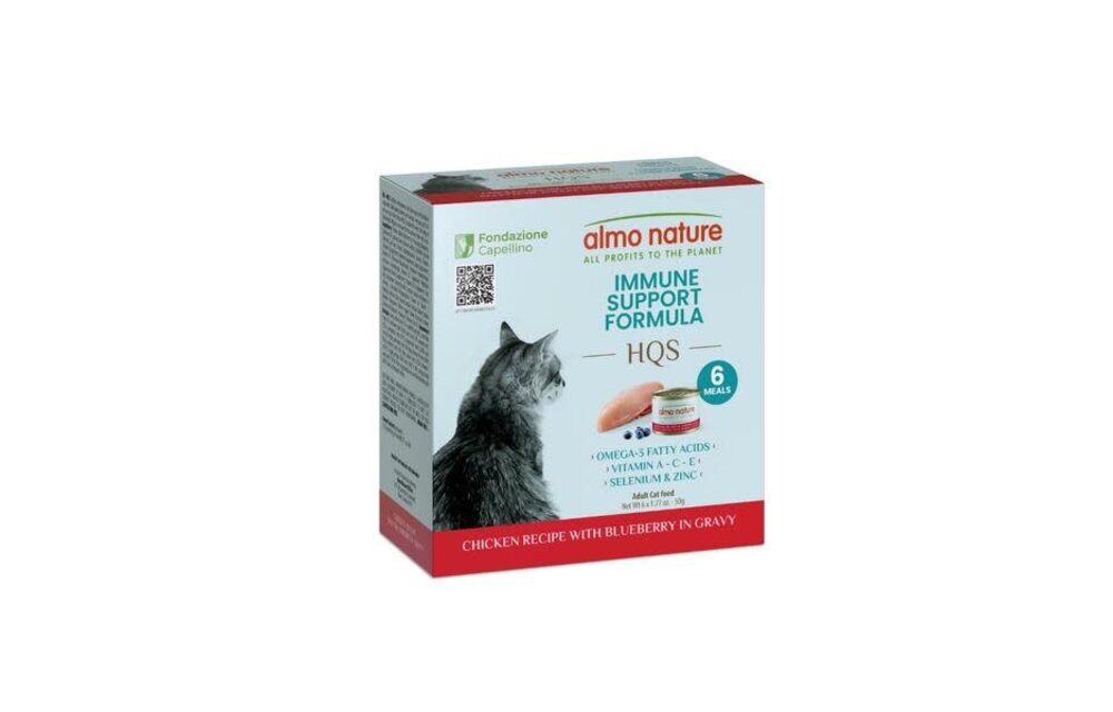 Almo Immune Chicken w/Blueberry & Gravy Pouches 50g x 6