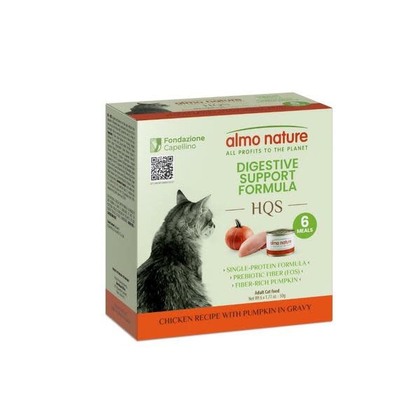 Almo Digestive w/Pumpkin & Gravy Pouches 50g x 6