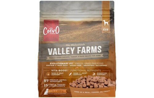 Coevo Dog FD Raw Valley Farms Recipe 1lb