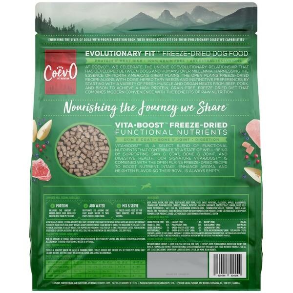 Coevo Dog FD Raw Open Plains Recipe 1lb