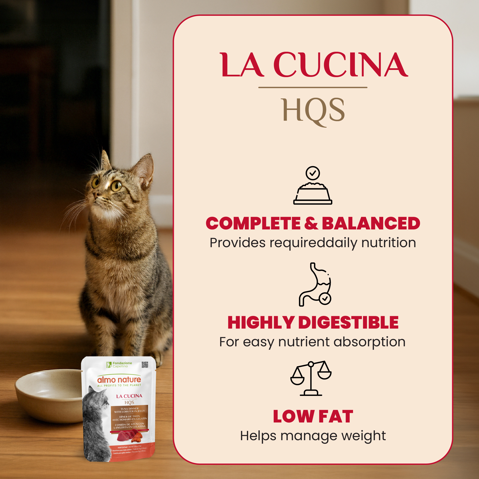 Almo La Cucina Tuna & Lobster 55g Pouch