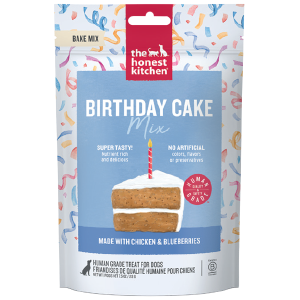 Honest Kitchen Birthday Cake Mix Chicken & Blueberries 7.5oz