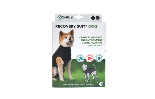 Suitical Recovery Suit - Dog - Black L