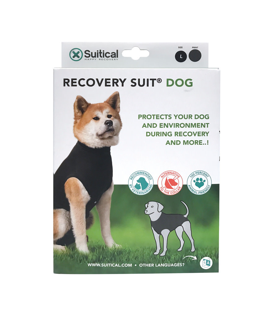 Suitical Recovery Suit - Dog - Black L