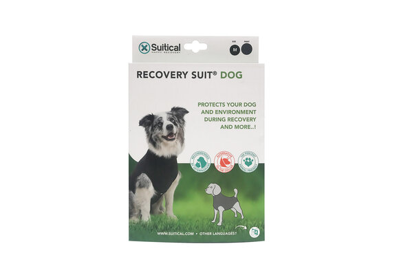 Suitical Recovery Suit - Dog - Black M