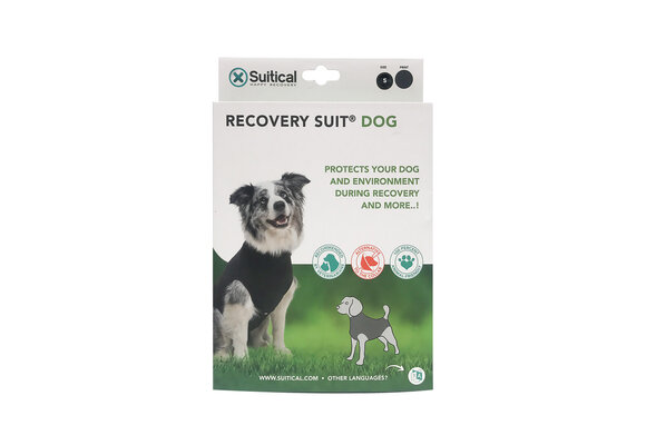 Suitical Recovery Suit - Dog - Black S