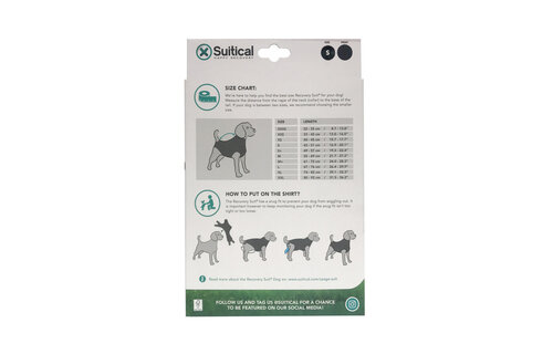 Suitical Recovery Suit - Dog - Black S