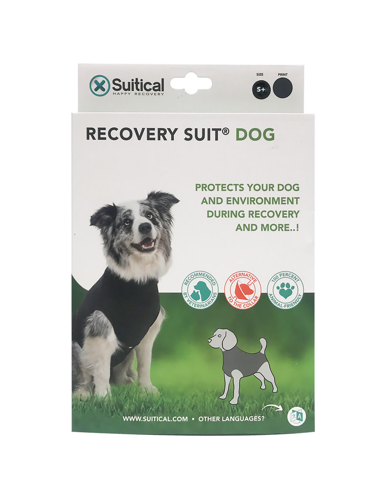 Suitical Recovery Suit - Dog - Black S+