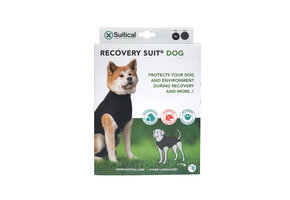 Suitical Recovery Suit - Dog - Black XL
