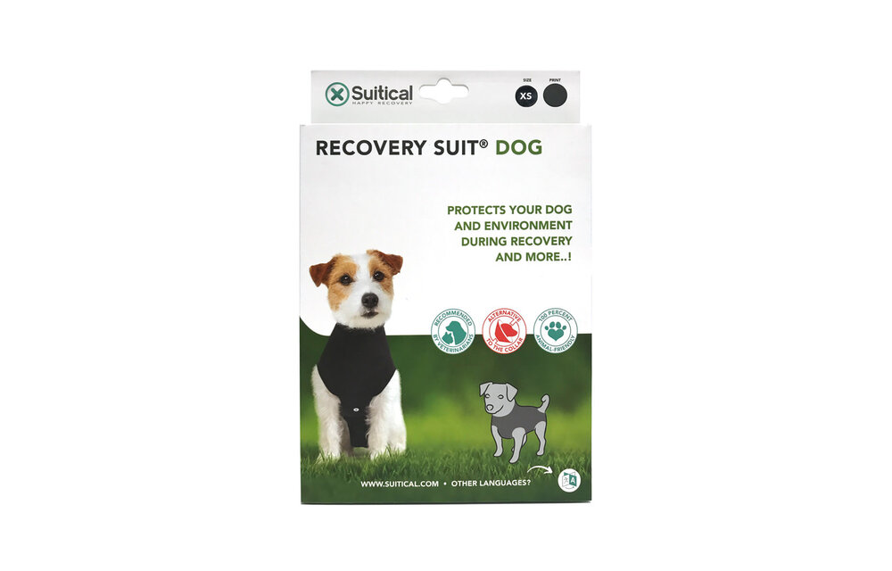 Suitical Recovery Suit - Dog - Black XS