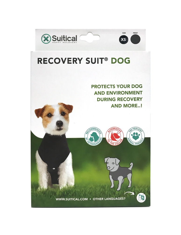 Suitical Recovery Suit - Dog - Black XS