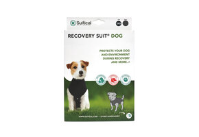 Suitical Recovery Suit - Dog - Black XXS