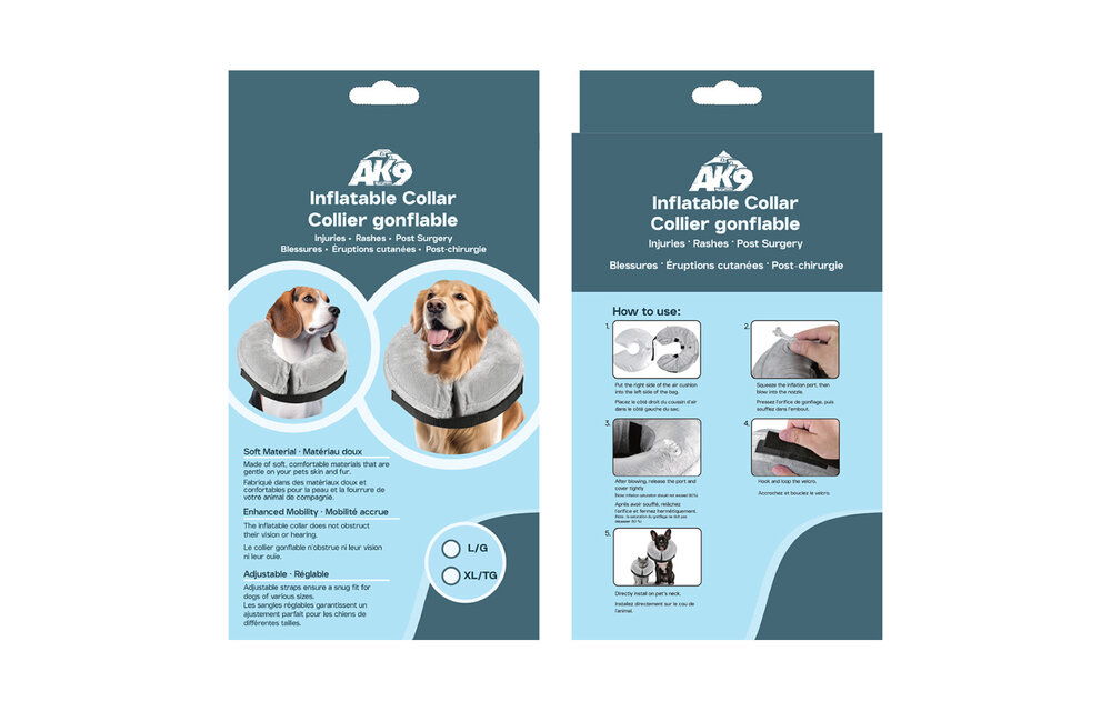 AK-9 Inflatable Collar Large
