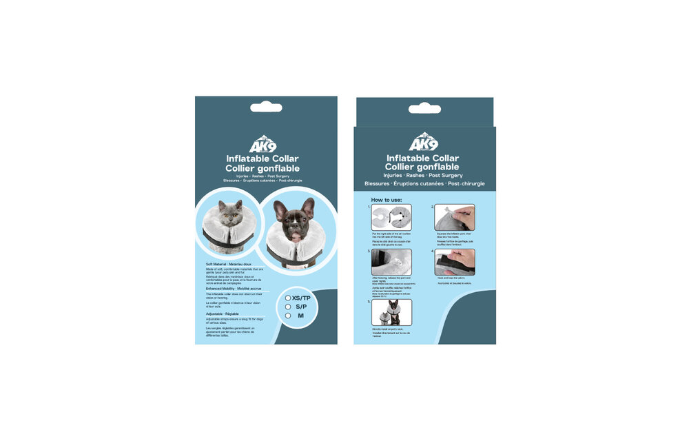 AK-9 Inflatable Collar Small