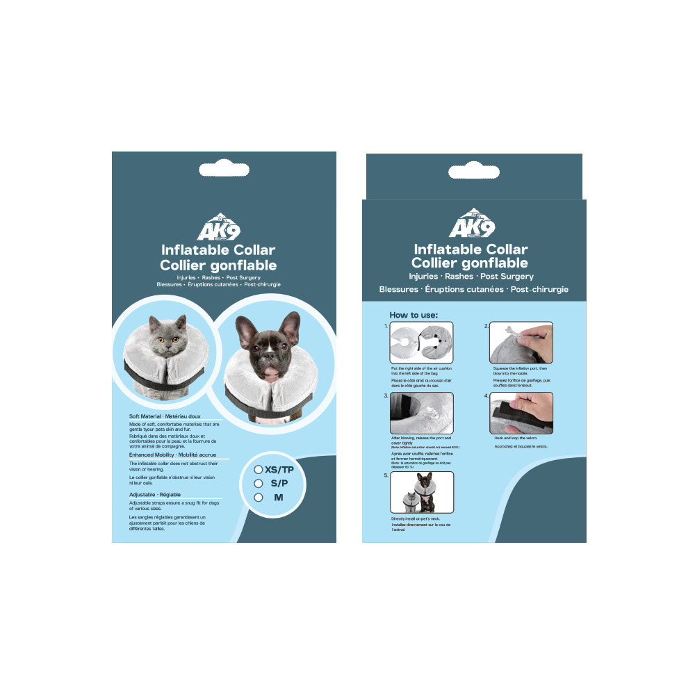 AK-9 Inflatable Collar Small