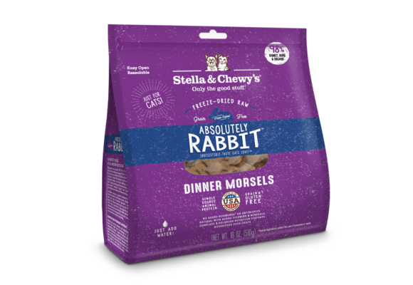 Stella & Chewy’s Cat FD Rabbit Morsels 18oz