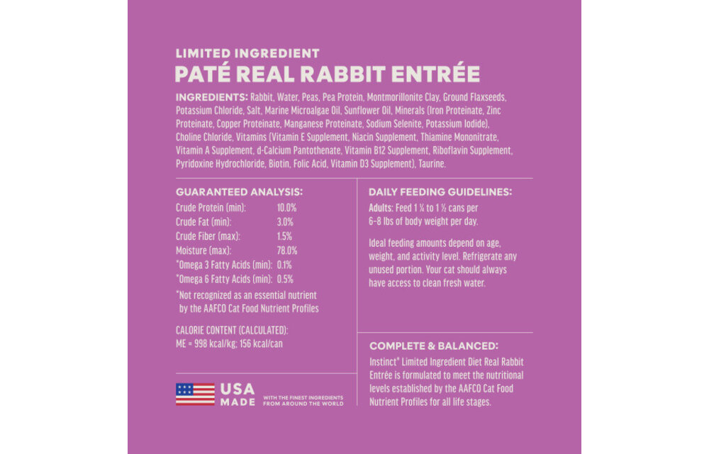 Instinct GF LID Rabbit Cat 5.5 oz