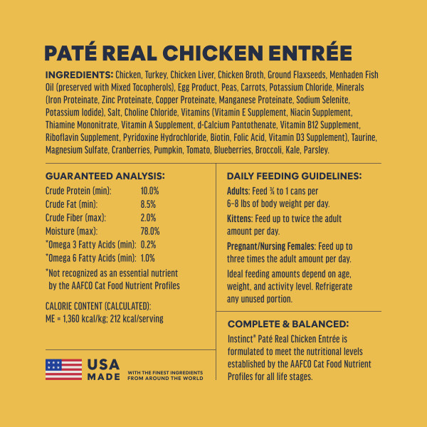 Instinct Original GF Cage Free Chicken Cat 5.5 oz