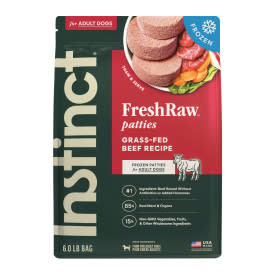 Instinct Dog Raw Natural Beef Patties 6lb