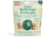 Woof Pet Dog Pupsicle Pops Beef & Peanut Butter Small