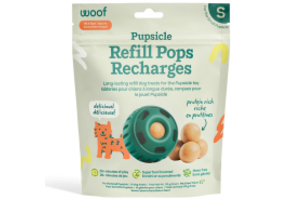 Woof Pet Dog Pupsicle Pops Beef & Peanut Butter Small