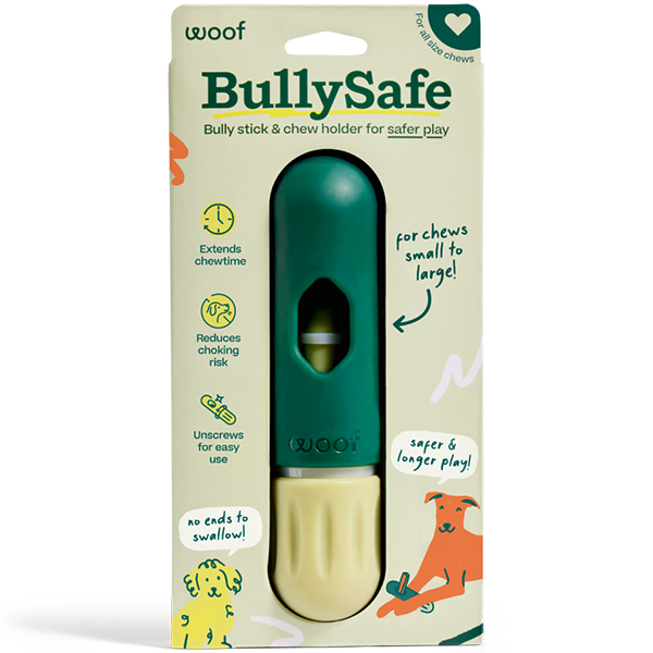 Woof Pet Dog Bully Safe Chew Holder