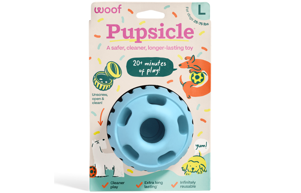 Woof Pet Dog Pupsicle Toy Blue Large